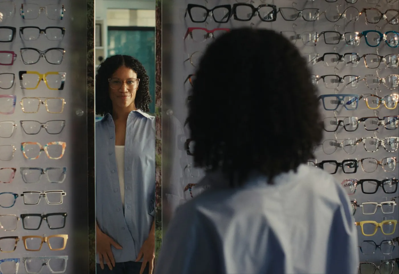 Patient choosing vision correction