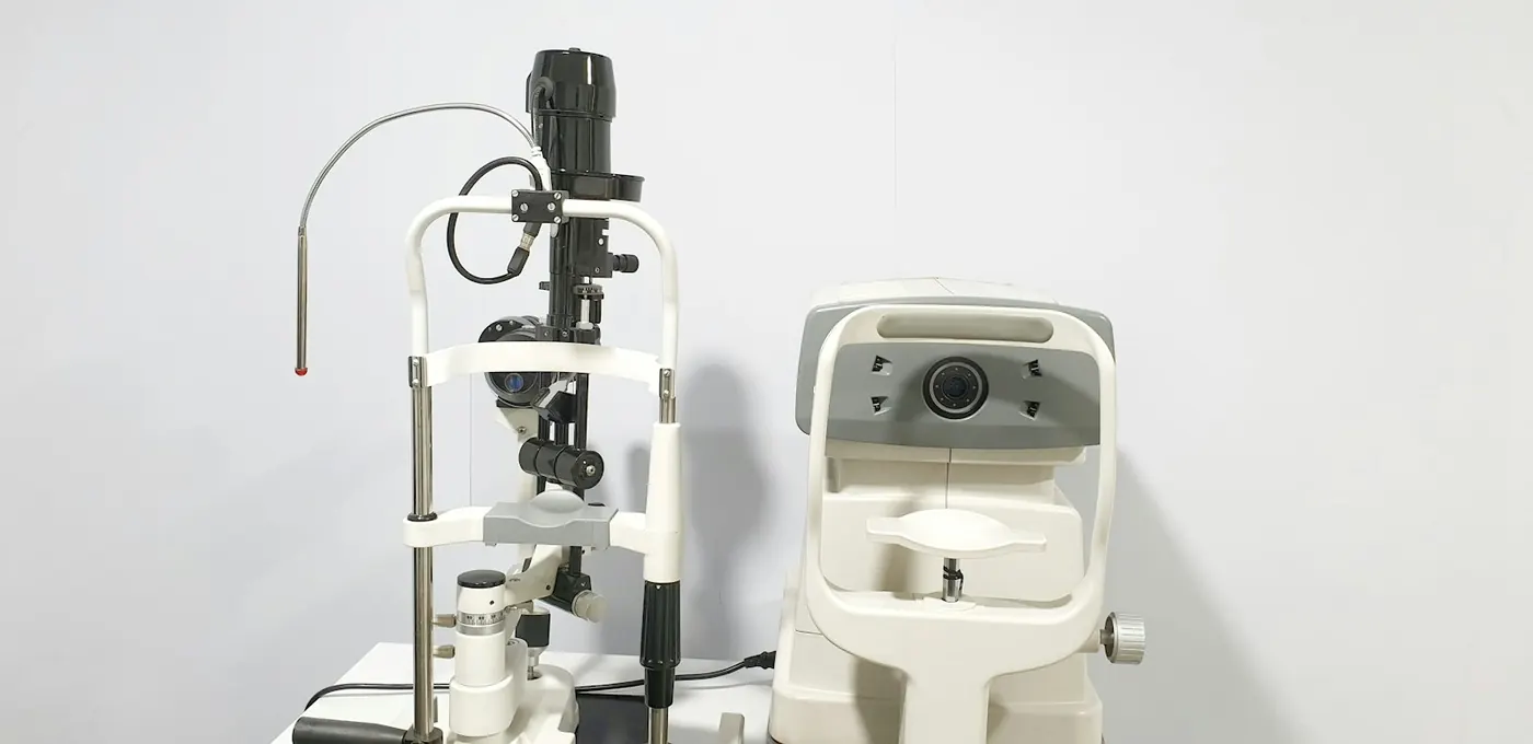Retinal examination during a medical eye visit